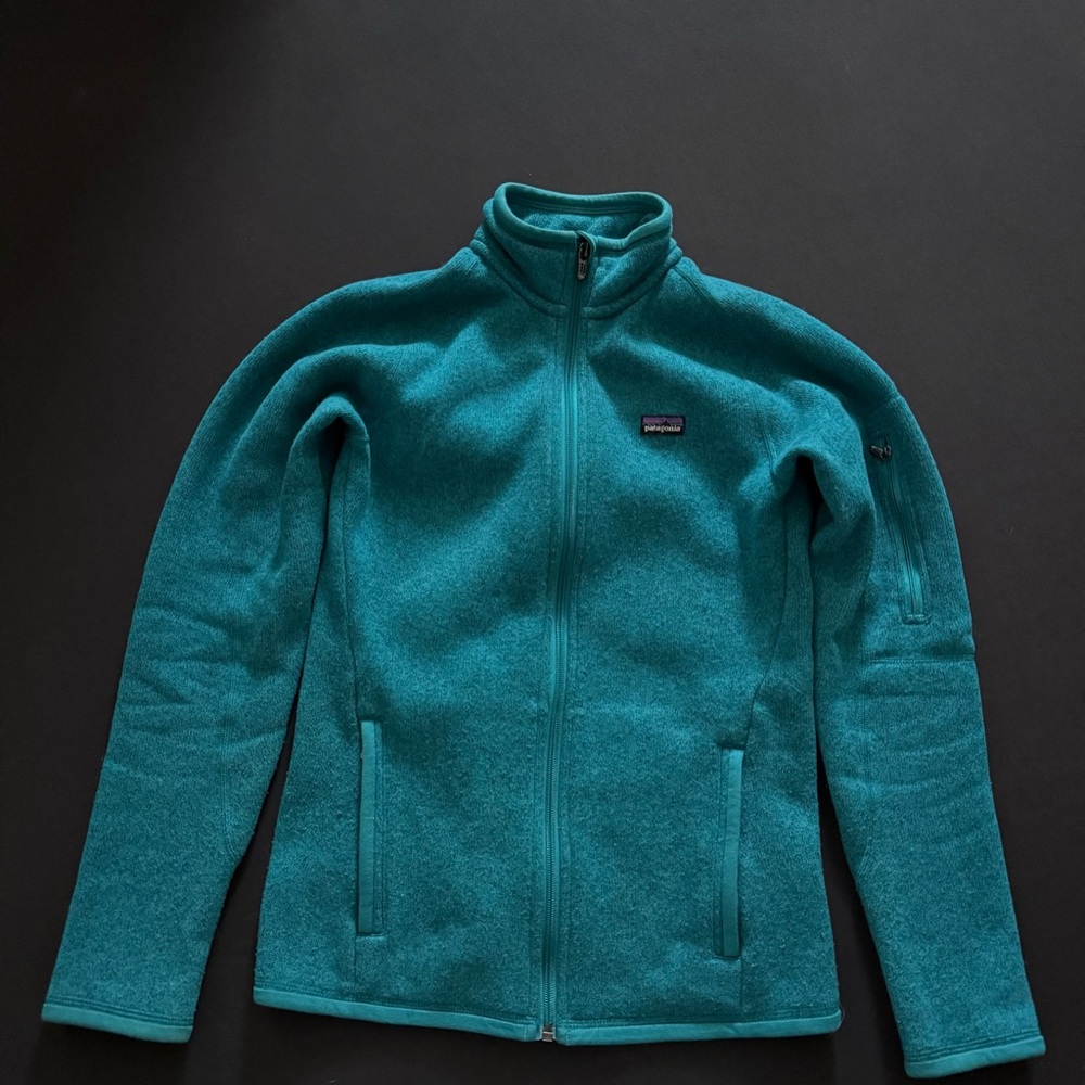 Patagonia full zip better sweater Fleece Jacket teal/XS